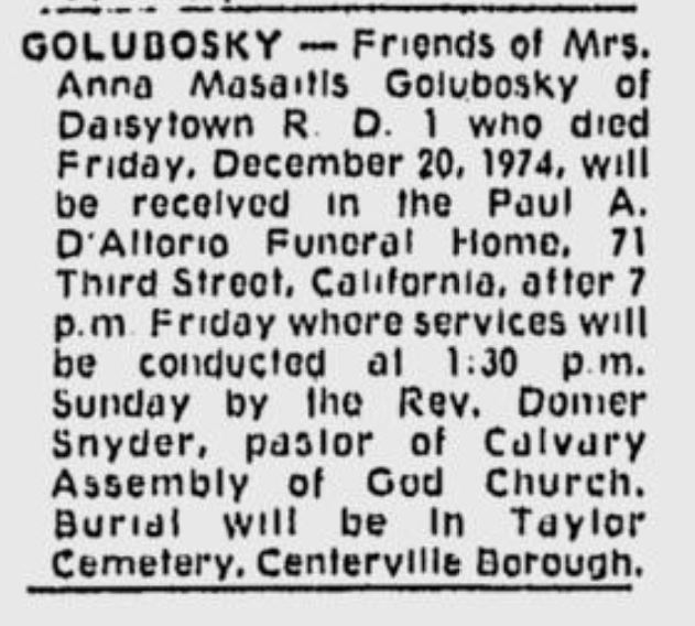 funeral notice